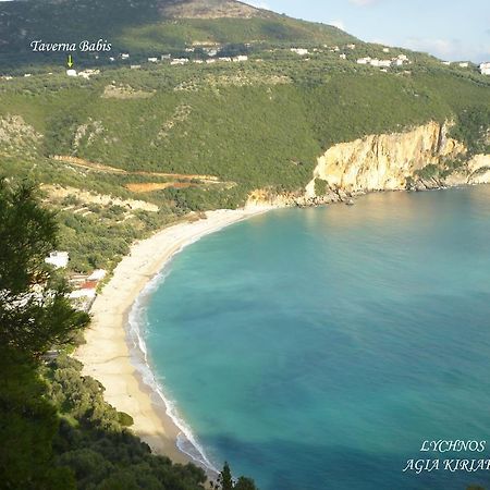 Lichnos Babis Taverna & Rooms Парга Екстериор снимка