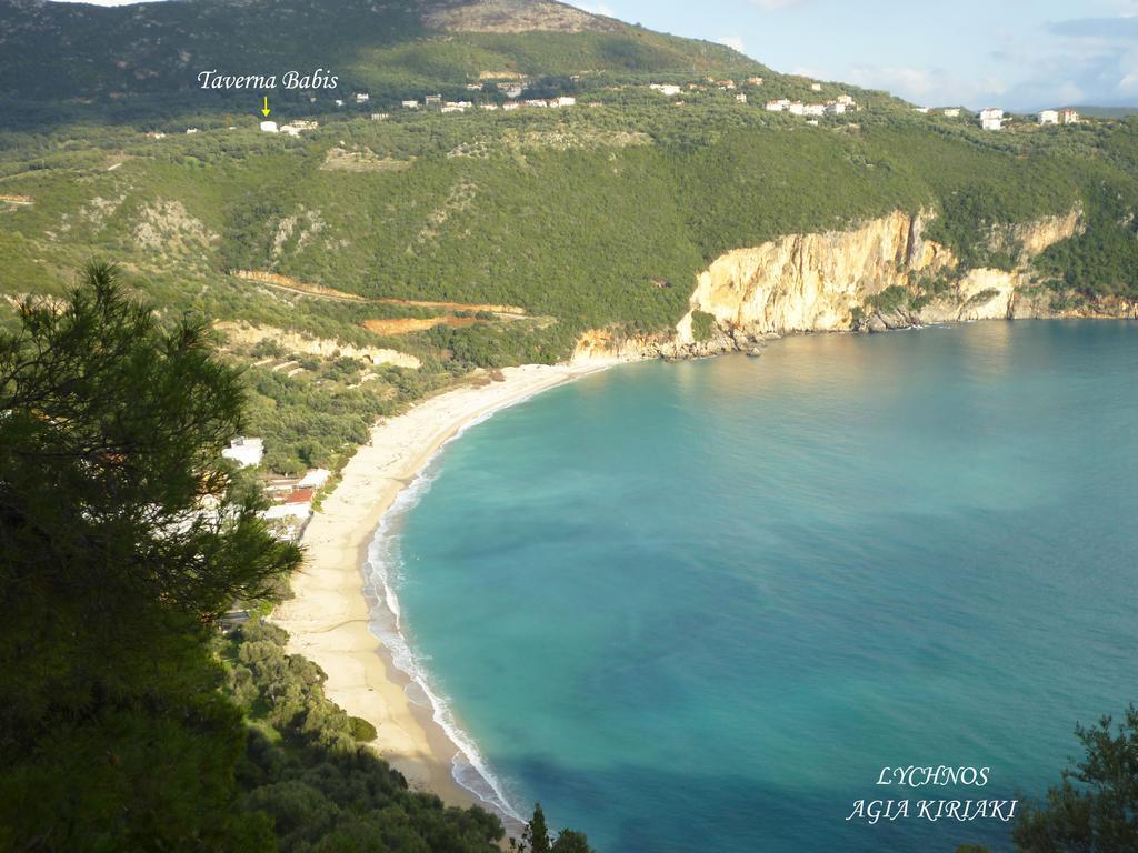 Lichnos Babis Taverna & Rooms Парга Екстериор снимка